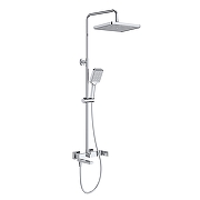 Комплект смесителей BelBagno Факел (Ardente) ARDENTE-VSCM/LVM-CRM цвет Хром-11