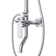 Комплект смесителей BelBagno Аврора (Aurora) AURORA-VSCM/LVM-CRM цвет Хром-9