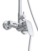 Комплект смесителей BelBagno Техно (Due) DUE-DOCM/LVM-CRM цвет Хром-9