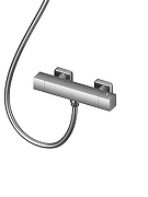 Смеситель для душа BelBagno Структура (Kraft) KRAFT-ESDM-T-IN цвет Сатин-3