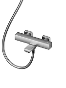 Смеситель для ванны BelBagno Структура (Kraft) KRAFT-VASM-T-IN цвет Сатин-7