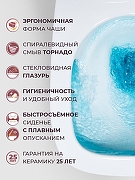 Унитаз подвесной Cezares Комфорт (Comfort) CZR-380-TH-TOR/SC цвет Белый с сиденьем Микролифт-7