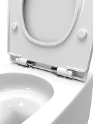 Унитаз подвесной Cezares Комфорт (Comfort) CZR-380-TH-TOR/SC цвет Белый с сиденьем Микролифт-10