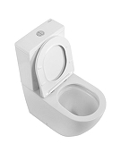 Унитаз-компакт Cezares Вектор (Stylus) CZR-538-CP-TOR/SC цвет Белый без бачка с сиденьем Микролифт-4