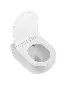 Унитаз подвесной Cezares Вектор-Тор (Stylus-Tor) CZR-546-TH-TOR/SC цвет Белый с сиденьем Микролифт-3