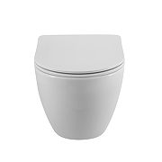 Унитаз подвесной Cezares Вектор (Stylus) CZR-6601-TH-TOR/SC цвет Белый с сиденьем Микролифт-2