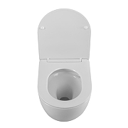 Унитаз подвесной Cezares Вектор (Stylus) CZR-6601-TH-TOR/SC цвет Белый с сиденьем Микролифт-5