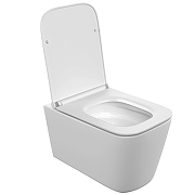 Унитаз подвесной Cersanit Crea Vortex DPL EO Slim 68916 цвет Белый с сиденьем Микролифт-5