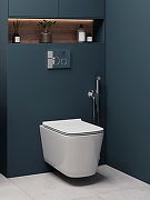 Унитаз подвесной Cersanit Crea Vortex DPL EO Slim 68916 цвет Белый с сиденьем Микролифт-11