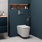 Унитаз подвесной Cersanit Crea Vortex DPL EO Slim 68916 цвет Белый с сиденьем Микролифт-12