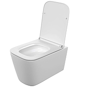 Унитаз с инсталляцией Cersanit Crea Vortex DPL EO Slim + AQUA 40 Smart M 69475 цвет Белый с сиденьем Микролифт и клавишей смыва цвет Хром глянцевый-3