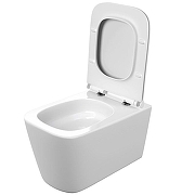 Унитаз с инсталляцией Cersanit Crea Vortex DPL EO Slim + AQUA 40 Smart M 69475 цвет Белый с сиденьем Микролифт и клавишей смыва цвет Хром глянцевый-5