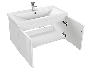 Тумба под раковину Cersanit Colour 80 64258 подвесная цвет Белый-3