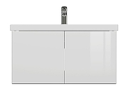 Тумба под раковину Cersanit Colour 80 64258 подвесная цвет Белый-7