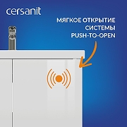Тумба под раковину Cersanit Colour 80 64258 подвесная цвет Белый-12