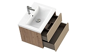 Тумба под раковину Cersanit Classic Ribble 60 69277 подвесная цвет Бежевый-2