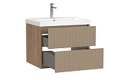 Тумба под раковину Cersanit Classic Ribble 60 69277 подвесная цвет Бежевый-6