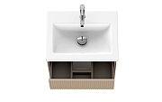 Тумба под раковину Cersanit Classic Ribble 60 69277 подвесная цвет Бежевый-7