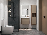 Тумба под раковину Cersanit Classic Ribble 60 69277 подвесная цвет Бежевый-9