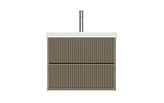 Тумба под раковину Cersanit Classic Ribble 60 69279 подвесная цвет Коричневый-2