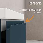 Тумба под раковину Cersanit Moduo 60 69346 подвесная цвет Темно-серый-16