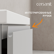 Тумба под раковину Cersanit Moduo 80 69349 подвесная цвет Серый туман-13