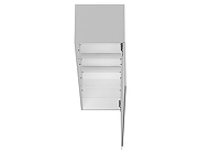 Шкаф пенал Cersanit Moduo 40 69351 подвесной цвет Серый туман-3