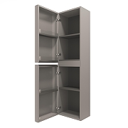 Шкаф пенал Vincea Каприз (Caprise) 40 L VSC-4CA150MLG-L подвесной цвет Светло-серый матовый-1