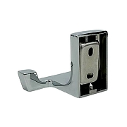 Двойной крючок Frap F30605-2 цвет Хром-4