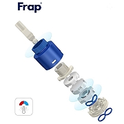Смеситель для раковины Frap F10503-6 цвет Черный матовый-1