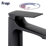 Смеситель для раковины Frap F10505-6 цвет Черный матовый-6