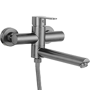 Смеситель для ванны Frap F32801-9 цвет Оружейная сталь-24