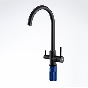 Смеситель для кухни Frap F43899-46 цвет Черный матовый-10
