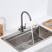 Смеситель для кухни Frap F43899-49 цвет Оружейная сталь-2