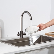 Смеситель для кухни Frap F43899-49 цвет Оружейная сталь-3