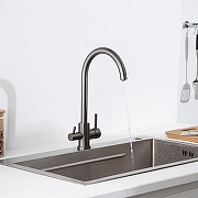 Смеситель для кухни Frap F43899-49 цвет Оружейная сталь-5