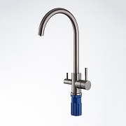 Смеситель для кухни Frap F43899-49 цвет Оружейная сталь-7