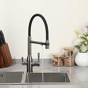 Смеситель для кухни Frap F4398-9 цвет Оружейная сталь-6