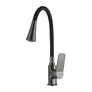 Смеситель для кухни Frap F4462-9 цвет Оружейная сталь