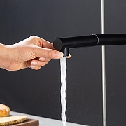 Смеситель для кухни Frap F6096-6 цвет Черный матовый-4