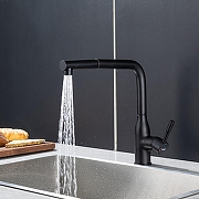 Смеситель для кухни Frap F6096-6 цвет Черный матовый-7
