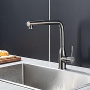 Смеситель для кухни Frap F6096-9 цвет Оружейная сталь-1