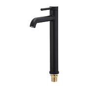 Смеситель для раковины Gappo G1006-26 цвет Черный матовый