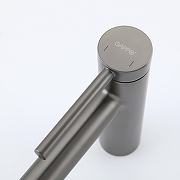 Смеситель для раковины Gappo G1006-9 цвет Оружейная сталь-4