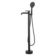 Смеситель для ванны Gappo G3006-6 цвет Черный матовый