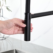 Смеситель для кухни Gappo G4098-26 цвет Черный матовый-6