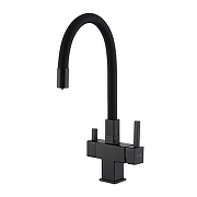 Смеситель для кухни Gappo G4395-36 цвет Черный матовый