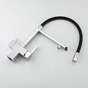 Смеситель для кухни Gappo G4395-50 цвет Черный матовый-3