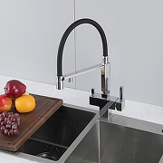 Смеситель для кухни Gappo G4395-50 цвет Черный матовый-20