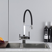 Смеситель для кухни Gappo G4395-50 цвет Черный матовый-21